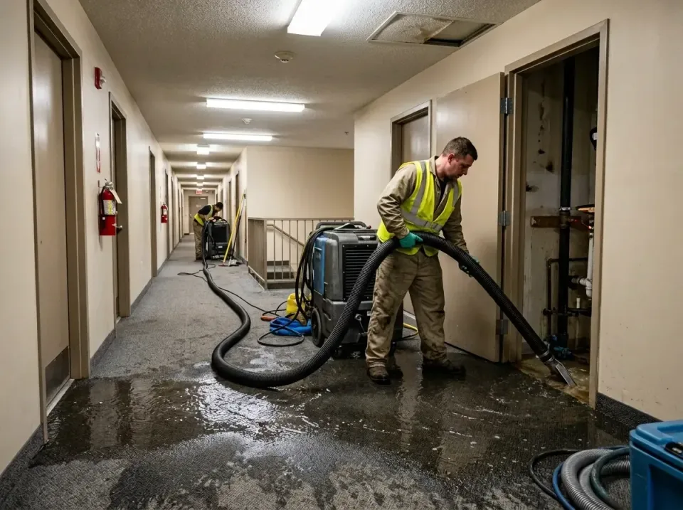 multi-unit-apartment-hallway-f-005 — frequently asked questions, Emergency Burst Pipe Water Extraction & Removal in New Miam…